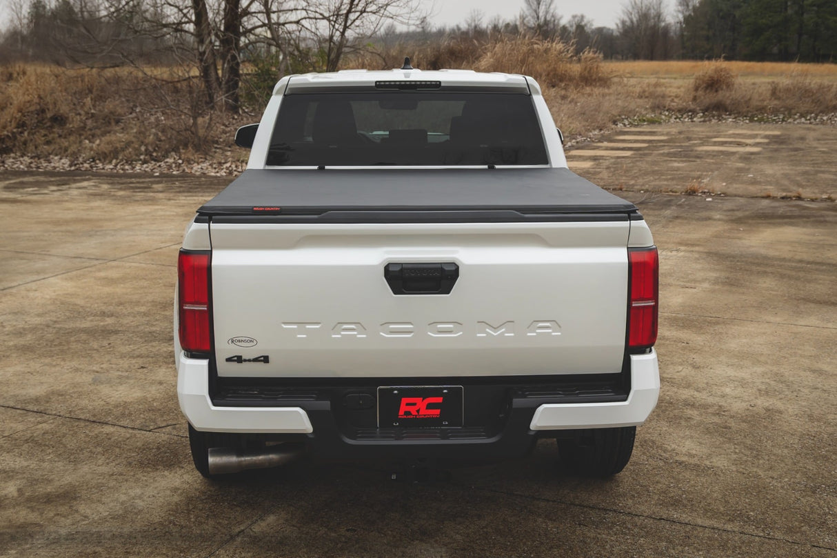 Rough Country Soft Tri-Fold Tonneau Cover for Toyota Tacoma 5ft Bed