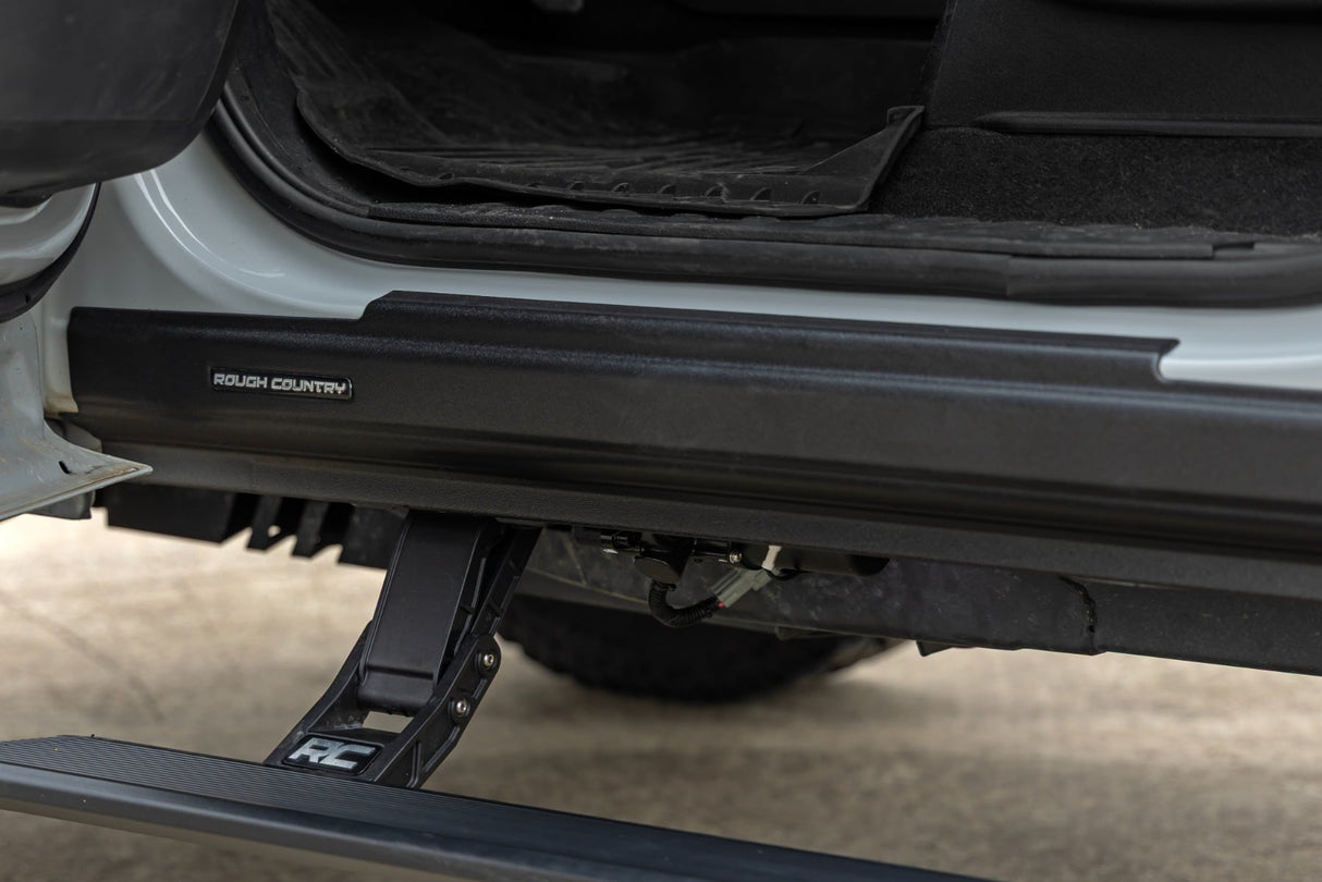 Rough Country Trail Cladding Rocker Sill Plates for Ford F-150 2021-2026