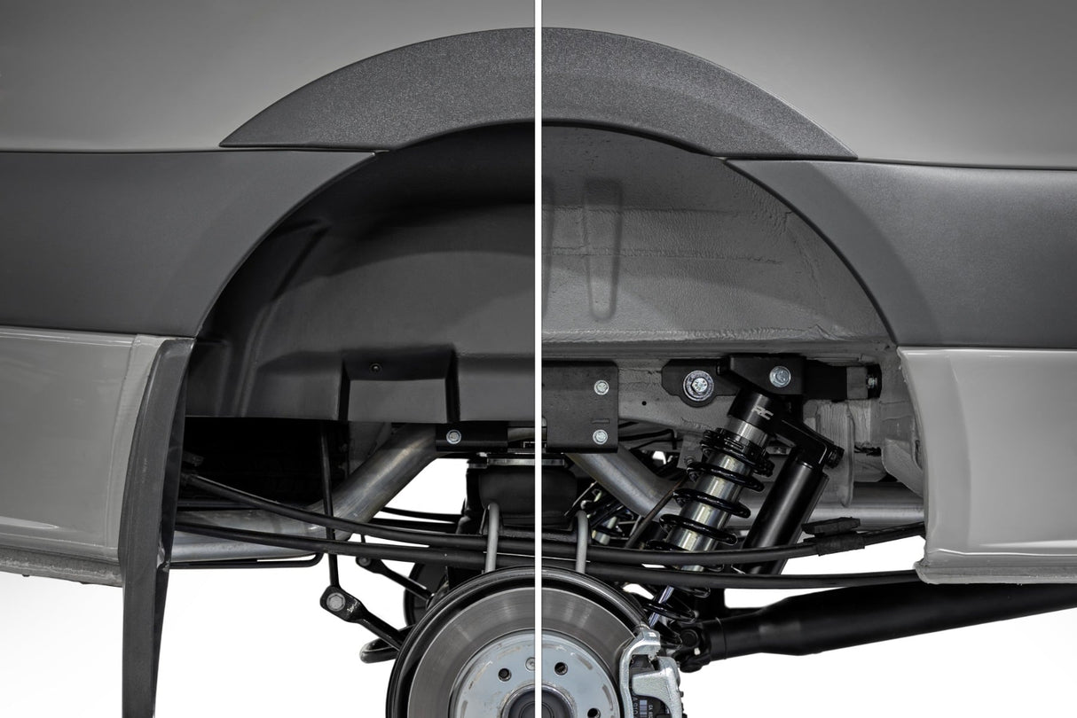 Rough Country Rear Wheel Well Liners for Mercedes-Benz Sprinter 3500 3500XD
