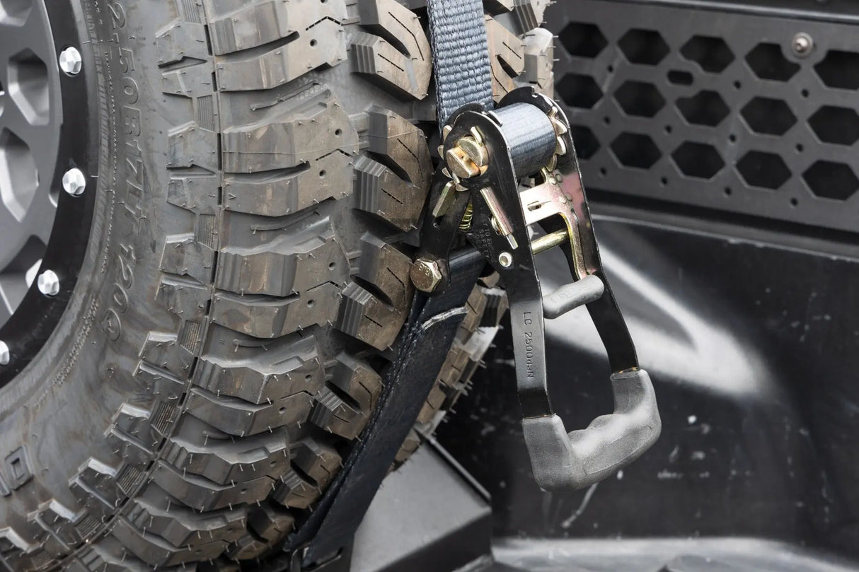 Rough Country Bed Mount Spare Tire Carrier Universal 33-40 Inch 99073