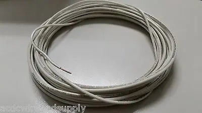18 AWG TFN SOLID COPPER WIRE 25 FT IN WHITE GREAT FOR TRAIN WIRE ACDC WIRE AND SUPPLY