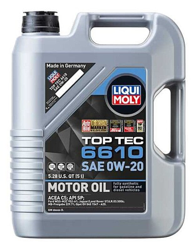 Huile moteur LIQUI MOLY Top Tec 6610 SAE 0W20 5L