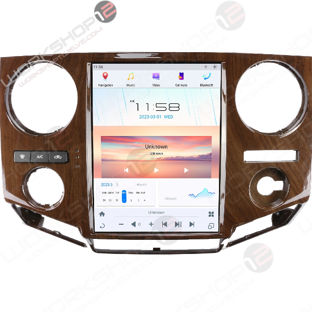 Ford F-250/350 & F-450/650 2009-2014 Workshop 12 Tesla-Style Screen Workshop 12