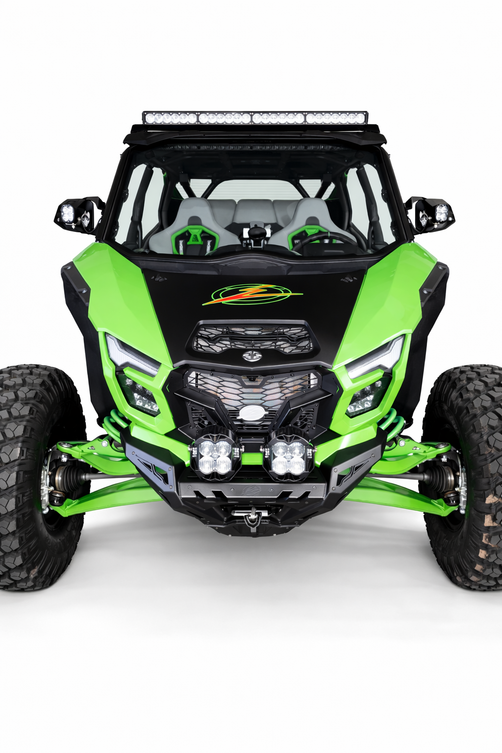 2026+ Kawasaki Teryx H2 Volt Grill w/Camera Mount www.elektricoffroad.com