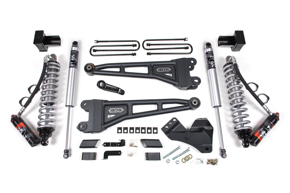 4 Inch Lift Kit w/ Radius Arms | FOX 2.5 Coilover Conversion - Performance Elite | Ford F450 Super Duty (23-26) 4WD BDS Suspension