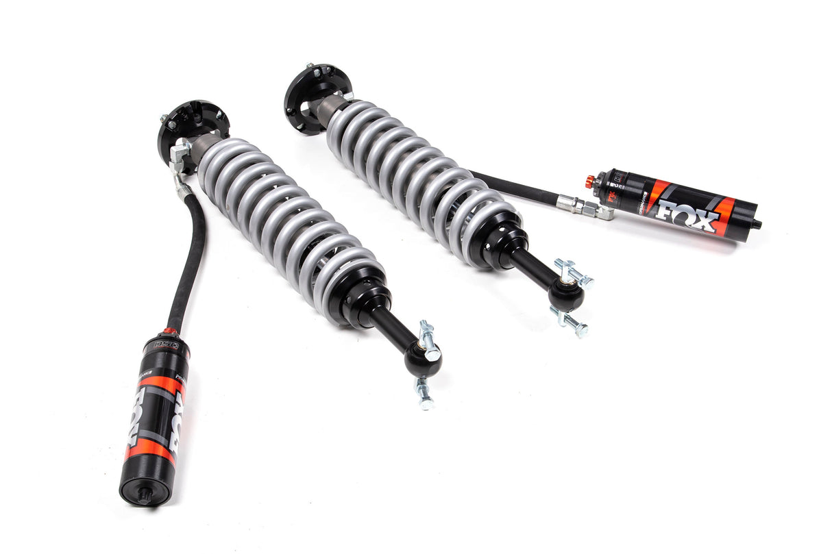 FOX 2.5 Coilover Shocks w/ DSC Reservoir Adjuster | 4 Inch Lift | Performance Elite Series | Ford F150 (15-25) 4WD FOX
