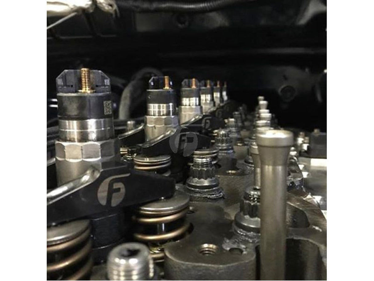 Fleece FPE-BRAB-C1 Billet Rocker Arm Bridges, 1998.5-2017 Dodge 5.9L/6.7L Cummins Fleece Performance