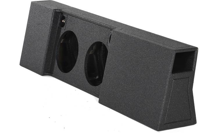 SPL Boxes SB362-212V-BL Custom-fit dual 12" ported subwoofer enclosure — fits 09-up Ford F-150 or 17-up F-250/350 SuperCrew trucks
