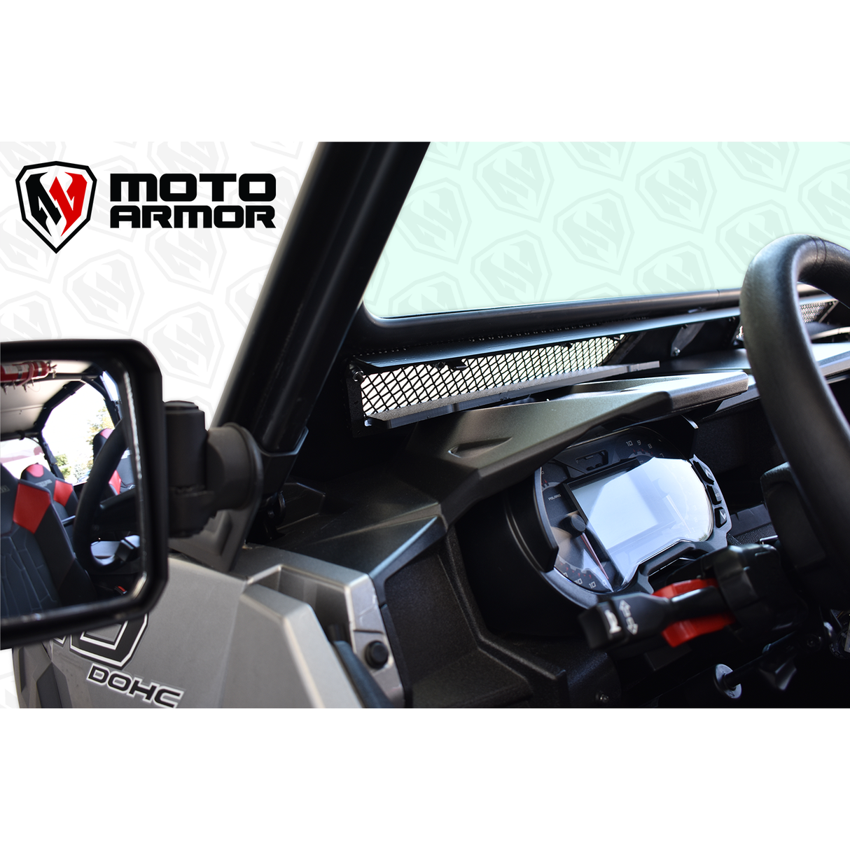 2016-2025 Polaris General Vented Glass Windshield - Two Vent