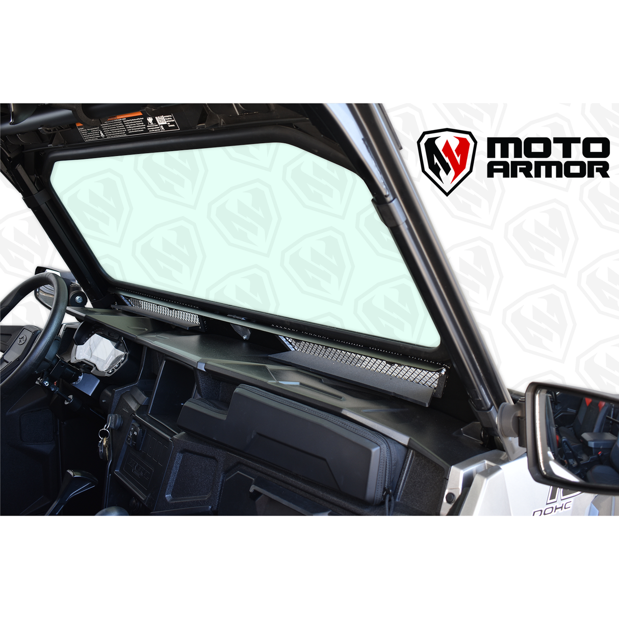 2016-2025 Polaris General Vented Glass Windshield - Two Vent