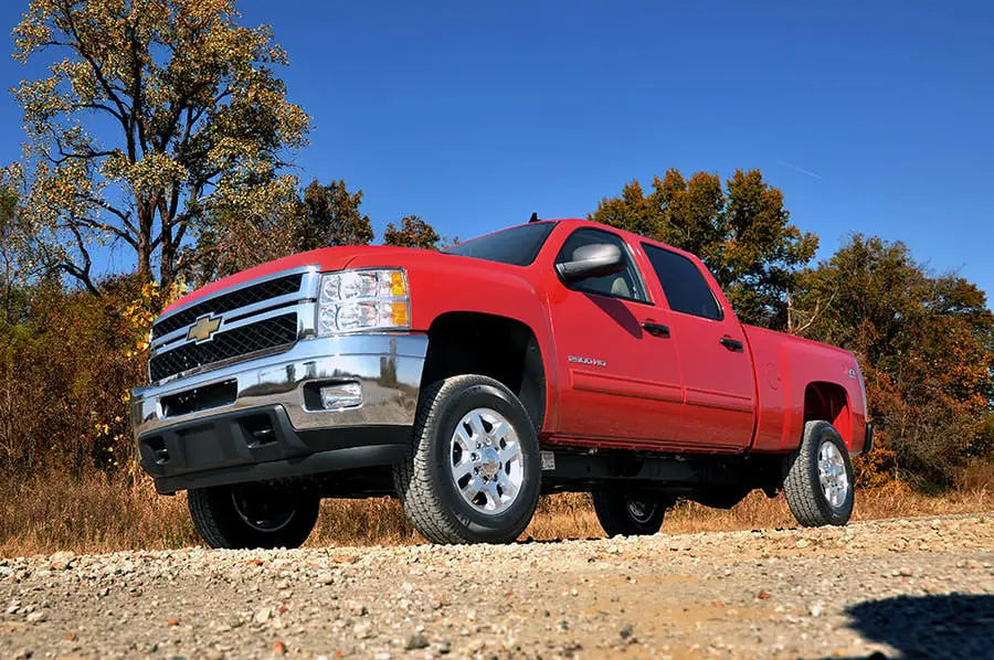 Rough Country 1.5-2 Inch Leveling Kit Chevy/GMC 2500HD/3500HD 2011-2019 9593-config