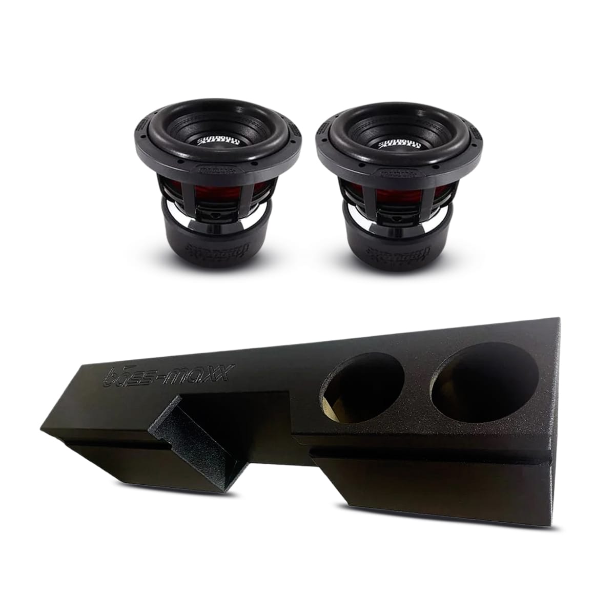 (2) Sundown Audio X8 v4 & Chevy Extended Cab 99-06 Dual 8" Subwoofer Box Combo Sundown Audio