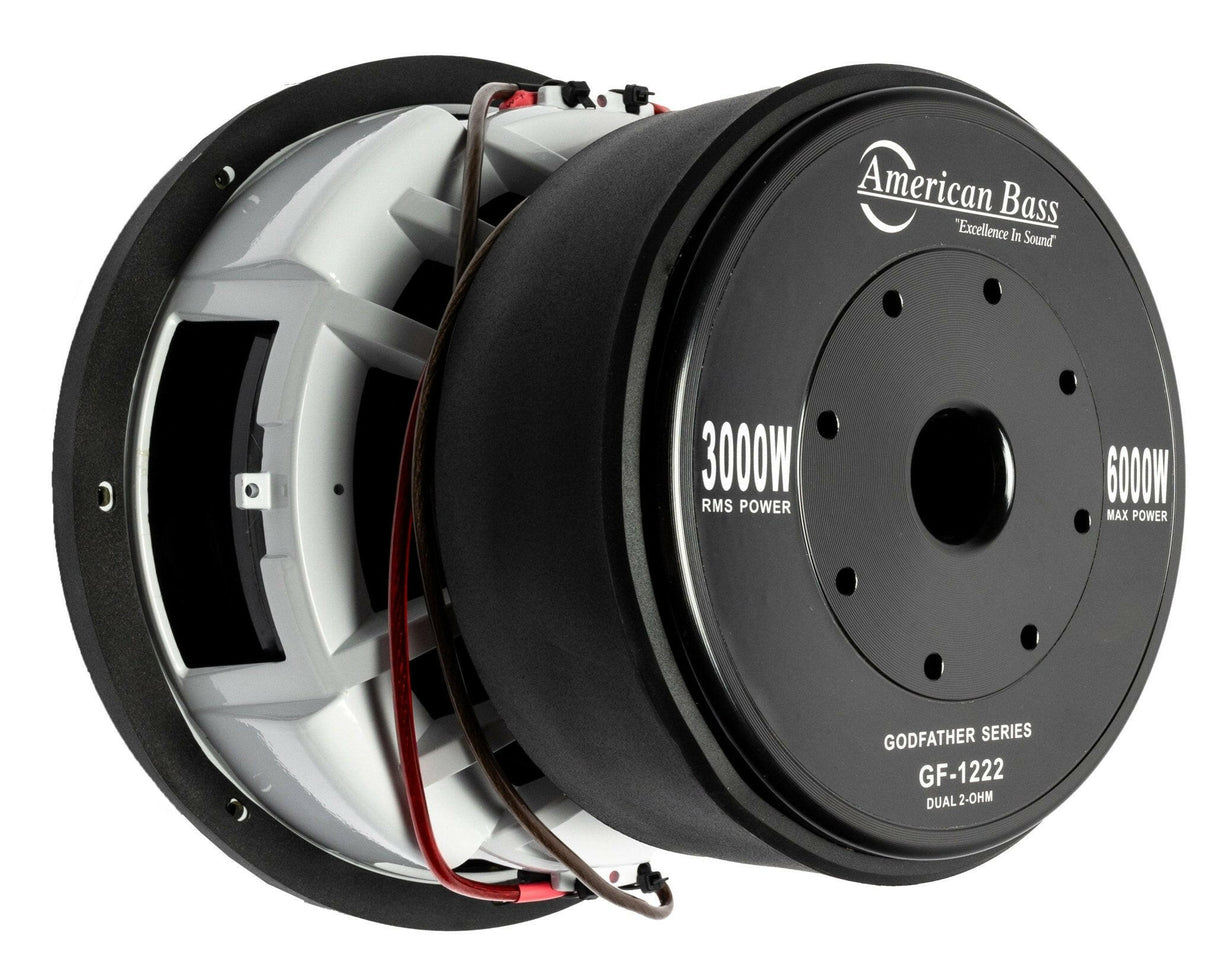 Godfather 12″ Car Subwoofer | 3000 Watts RMS | Dual Voice Coil 1 Ohm or 2 Ohm