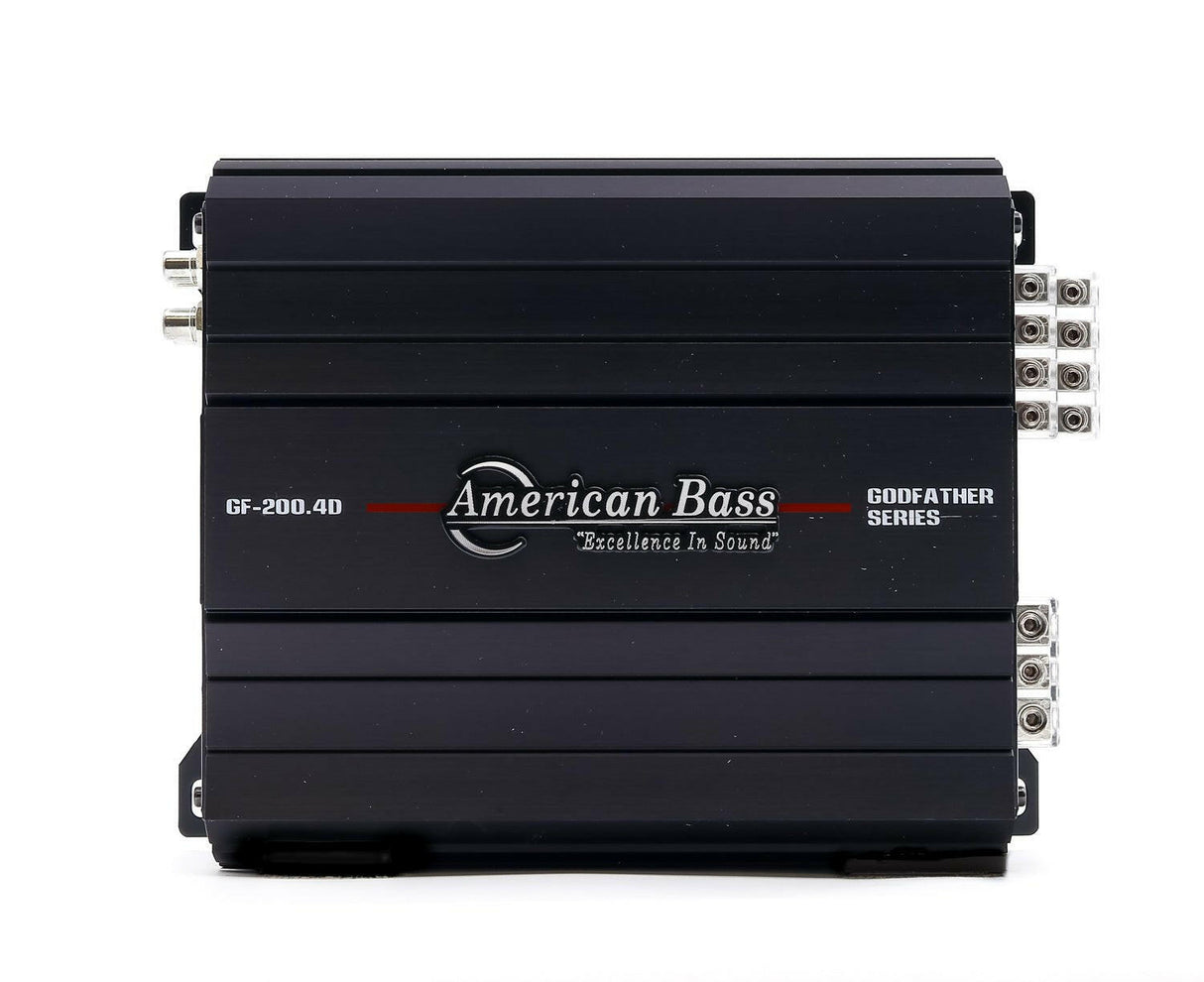 American Bass Godfather 200.4D Class D High Performance Multichannel Amplifier