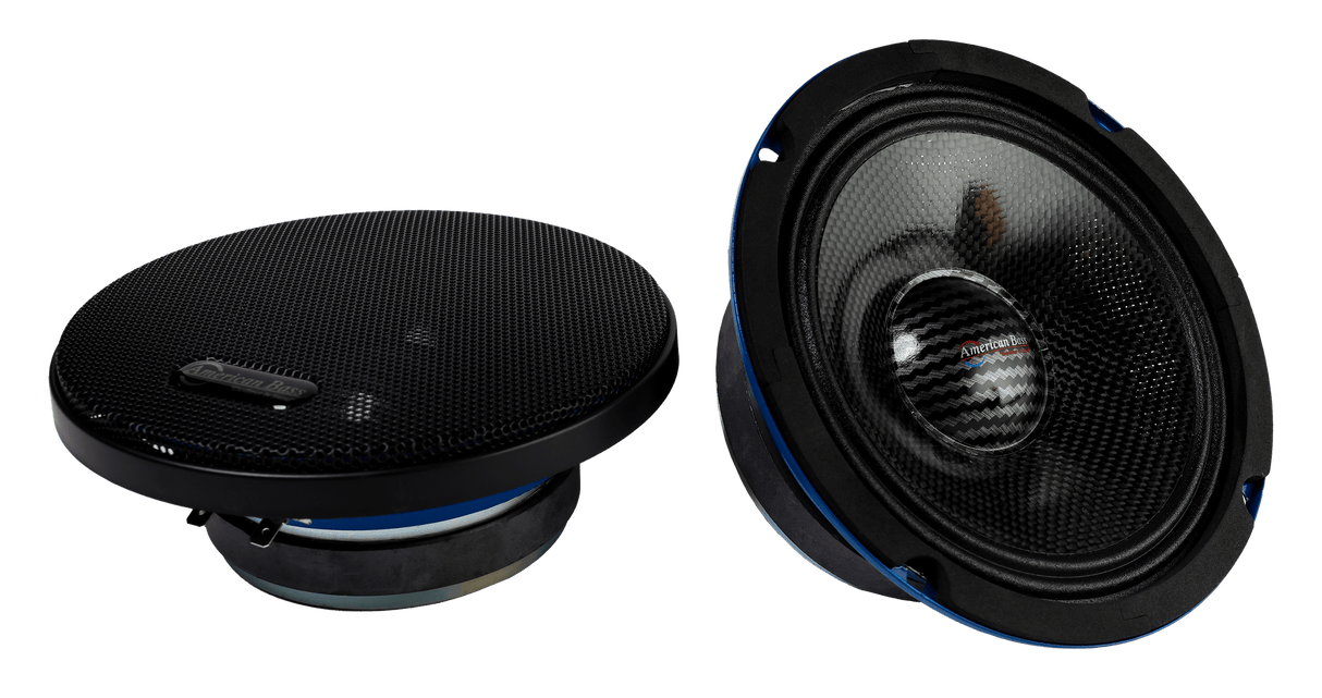 Godfather 6.5 Carbon Cone Midrange Speakers | 200 Watts (Pair)