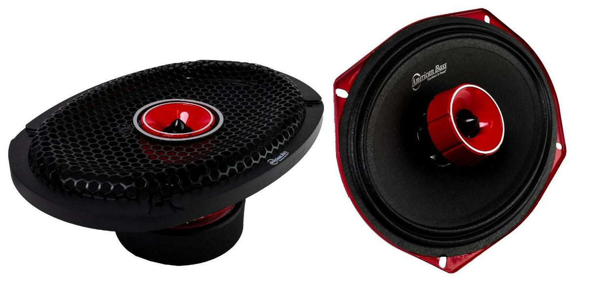 Godfather 6x9 Midrange Speakers w/Tweeter | 300 Watts (Pair)