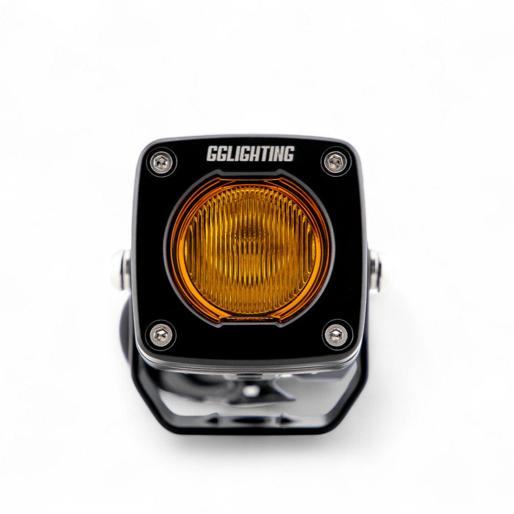 GP5 Single LED Pod Light Amber + Free Clear Lens GGLighting