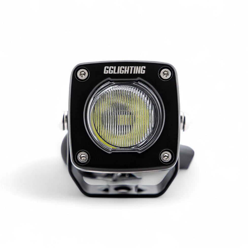 GP5 Single LED Pod Light Amber + Free Clear Lens by GG Lighting