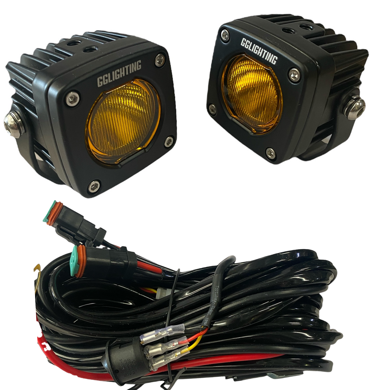 GP5 Offroad LED Pod Bundle With Free Wiring Harness GGLighting
