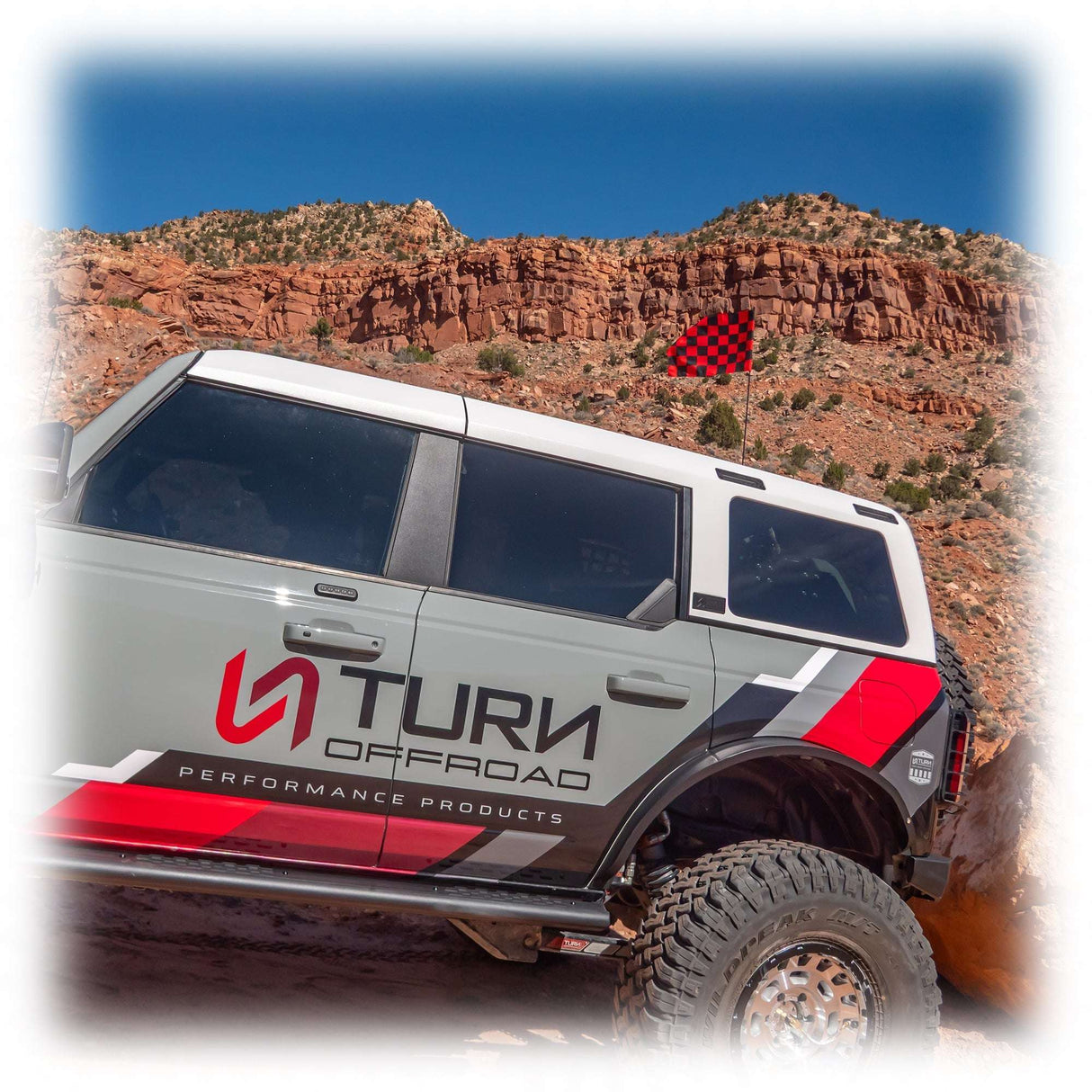 Hard Top for Ford Bronco 4-Door, White Gelcoat - 2021–2026 Ford Bronco 4-Door Turn Offroad