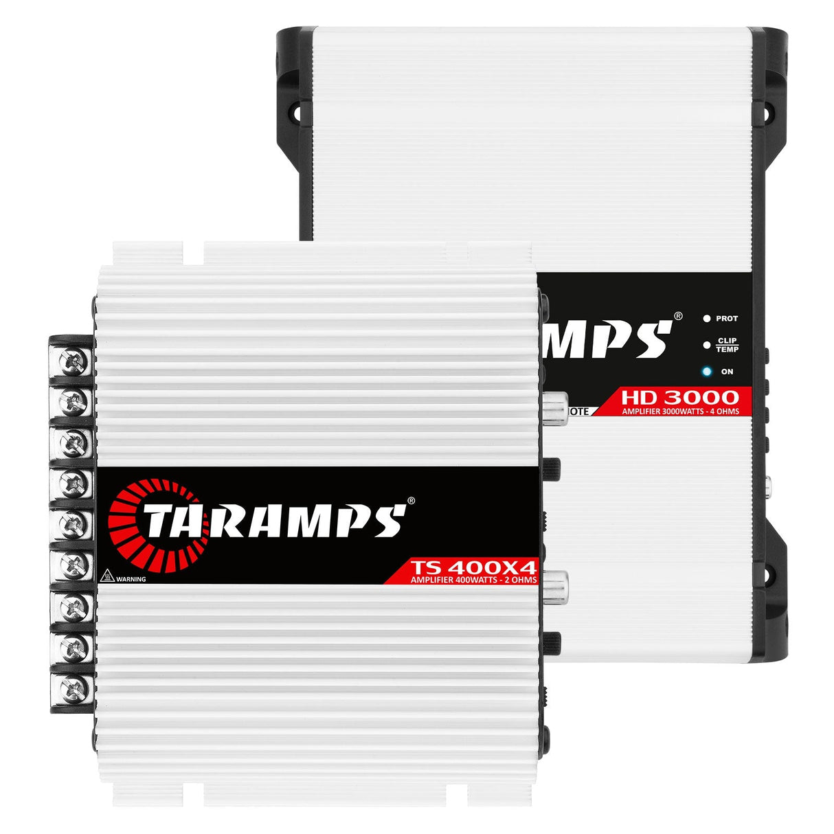 Taramps HD 3000 1 OHM + TS 400x4 2 OHM Car Audio Amplifier COMBO Taramps USA
