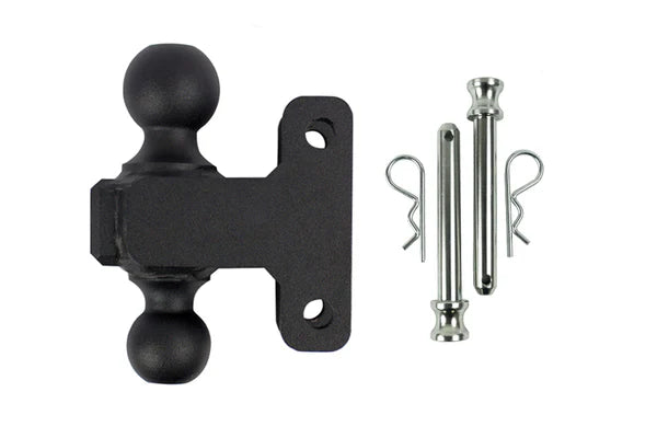 Heavy Duty 4” Drop/Rise Hitch 2" Box Steel Shank