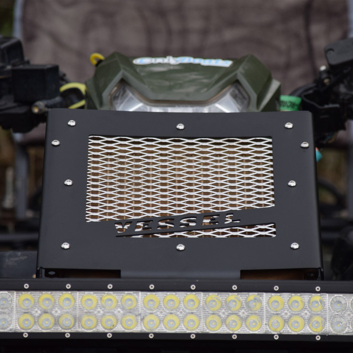 Low Profile Radiator Relocation Kit 2014+ Honda Rancher, Foreman, Rubicon Vessel Powersports