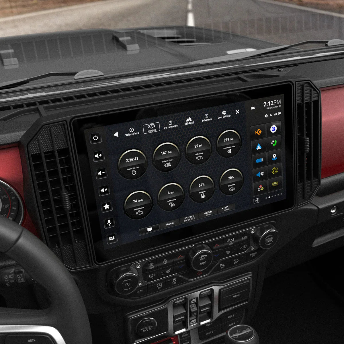 Stinger HORIZON12 12" Radio Fully Integrated Kit W/ Vehicle And Off-Road I '18-'23 Jeep JL Wranglers/ '20-'23 Jeep JT Gladiators
