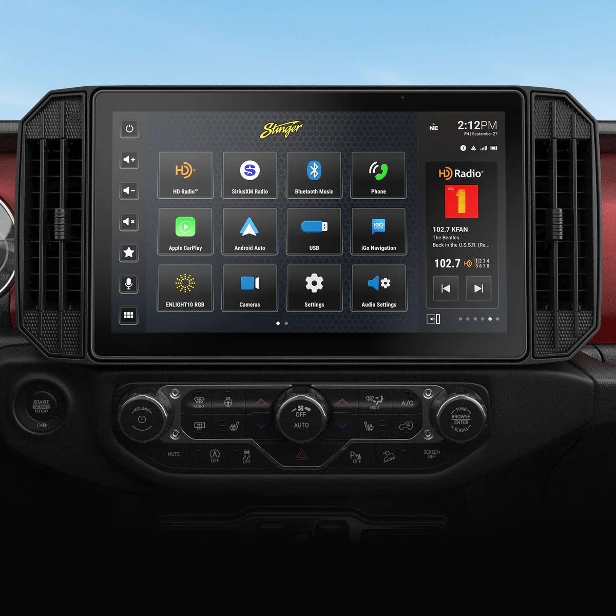 Stinger HORIZON12 12" Radio Fully Integrated Kit W/ Vehicle And Off-Road I '18-'23 Jeep JL Wranglers/ '20-'23 Jeep JT Gladiators