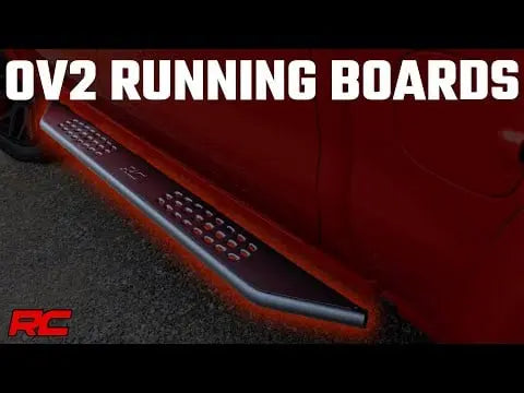 Rough Country OV2 Running Boards Side Step Bars 2-Door Ford Bronco 4WD 2021-2026 14004