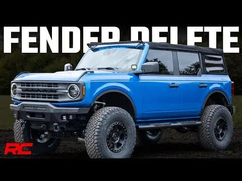 Rough Country Fender Flare Delete Kit Ford Bronco 4WD 2021-2026 51061