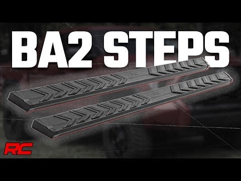 Rough Country BA2 Running Boards Side Step Bars 4-Door Ford Bronco 4WD 2021-2026 41007A