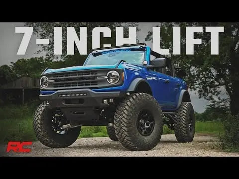 Rough Country 7 Inch Suspension Lift Kit 4-Door Base Ford Bronco 4WD 2021-2026 51083