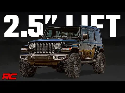 Rough Country 2.5 Inch Lift Kit Jeep Wrangler Unlimited JL 4WD 2018-2023 67731-config