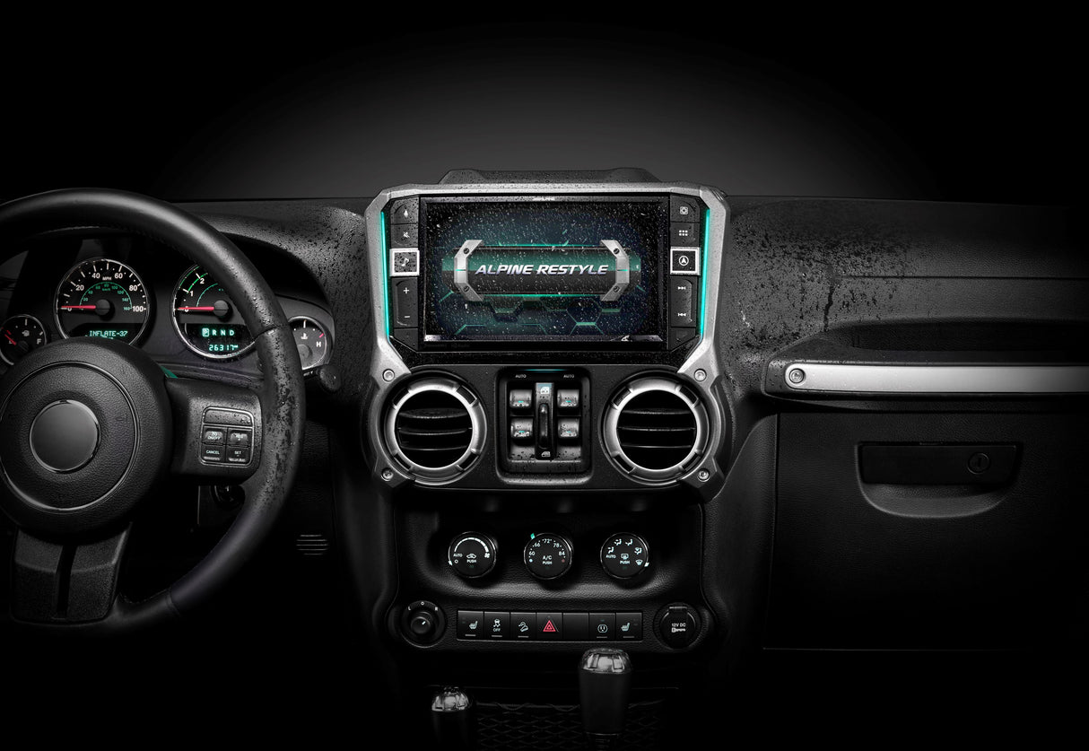 Alpine Restyle I509-WRA-JK 9" and PSS-22WRA Bundle | '11-'18 Jeep JK Wranglers