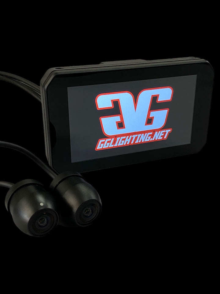 TrailVue Front and Rear Camera System with Carplay/Android Auto GGLighting