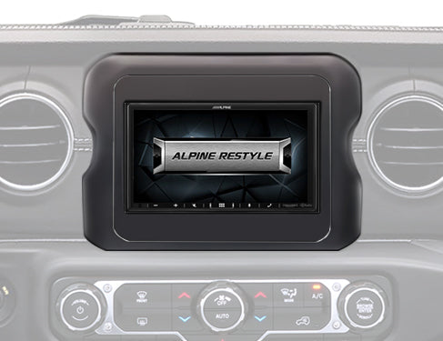 Alpine i407-WRA-JL 6.95" Digital Media Receiver - Jeep Wrangler JL 18-23 Alpine