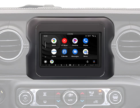 Alpine i407-WRA-JL 6.95" Digital Media Receiver - Jeep Wrangler JL 18-23 Alpine
