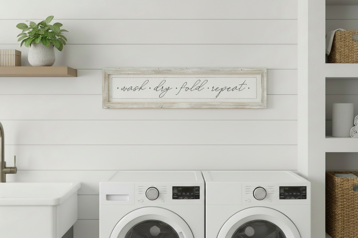 Laundry/Kitchen Wooden Sign KB Decor & More