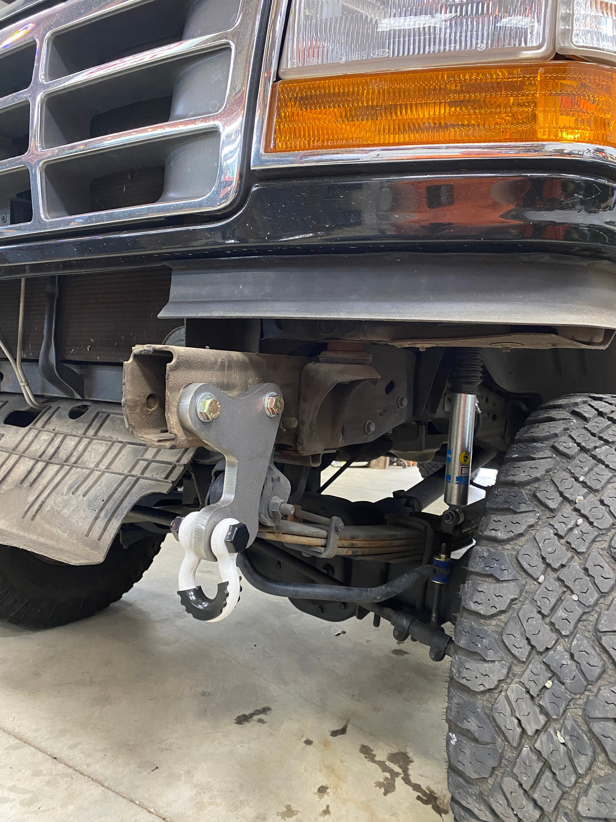 Engineered Vintage Shackle Bracket Tow Hooks - 1992-1997 Ford F-Series Engineered Vintage LLC