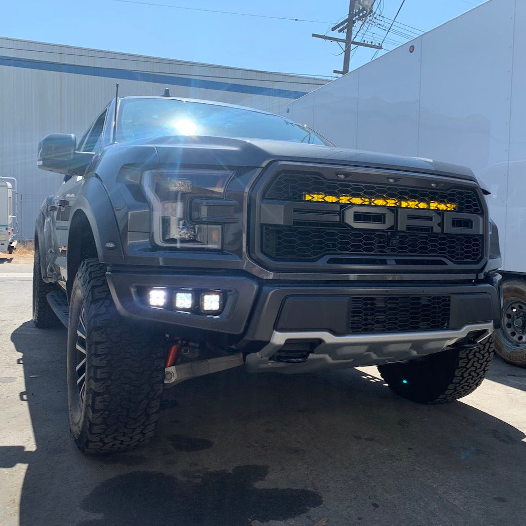 2nd Generation Ford Raptor 30” Behind The Grill Mounts GGLighting