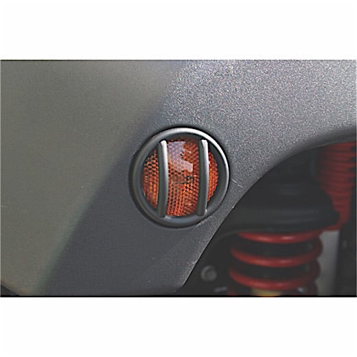2007-16 Jeep Wrangler JK EURO GUARD PAIR SIDE MARKER BLACK Far From Stock - Meyer Distributing