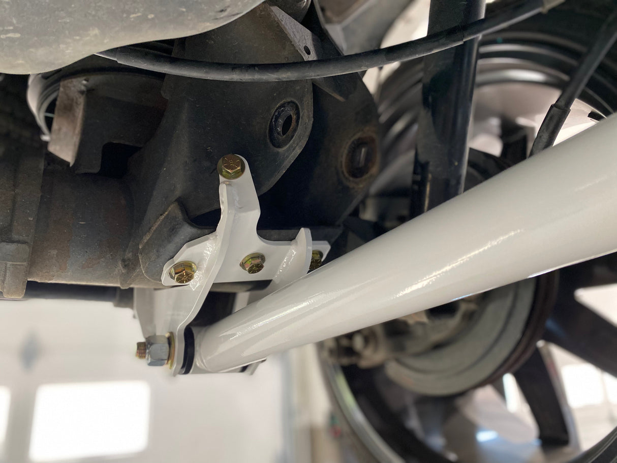 14-C Ram 2500 Coil Rear Long Arm/Traction Bar “Re-Link” Kit (Rear AXLE BRACKETS ONLY) Far From Stock