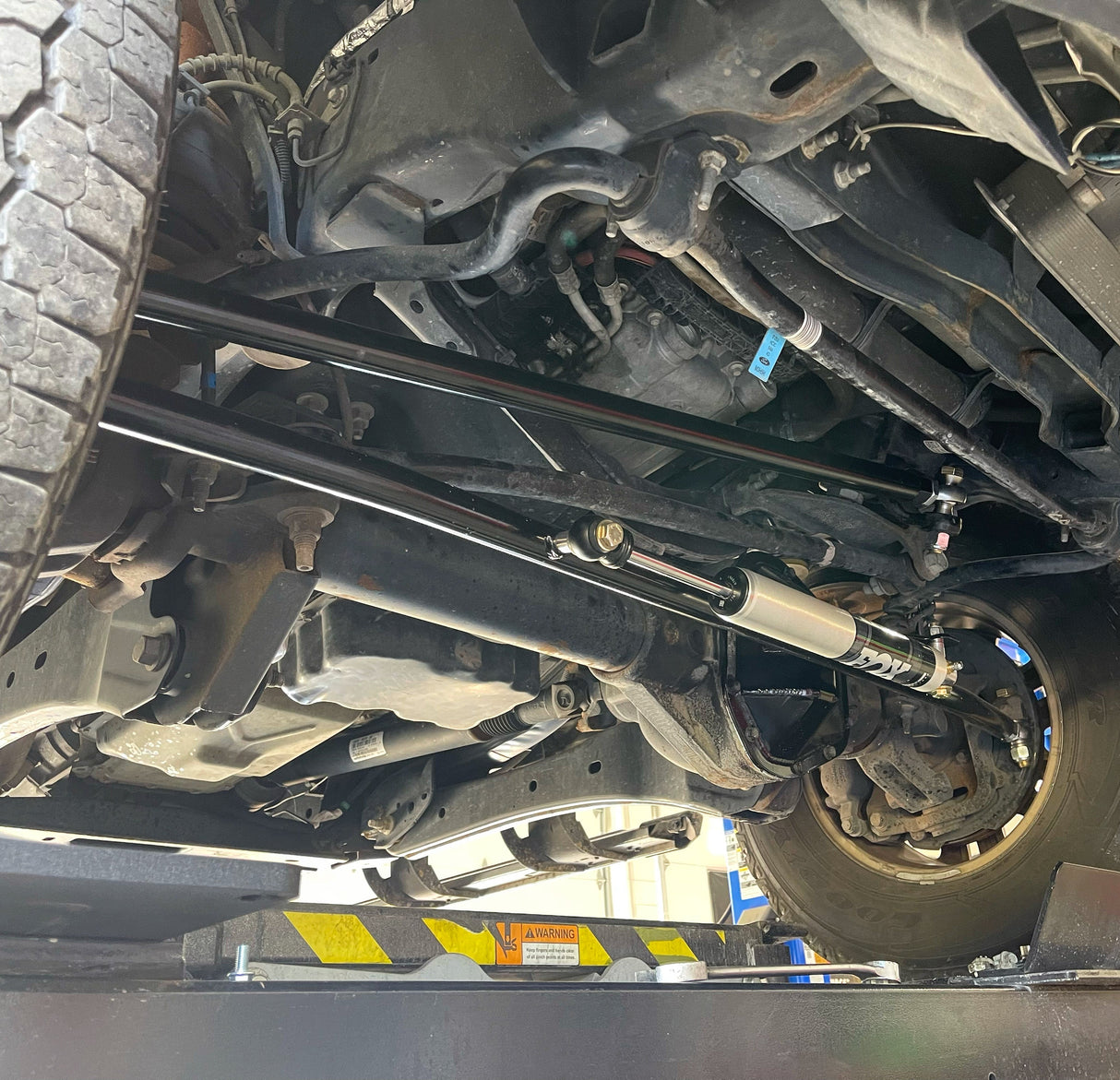 17-Current Ford Super Duty Stabilizer Axle Bracket Far From Stock