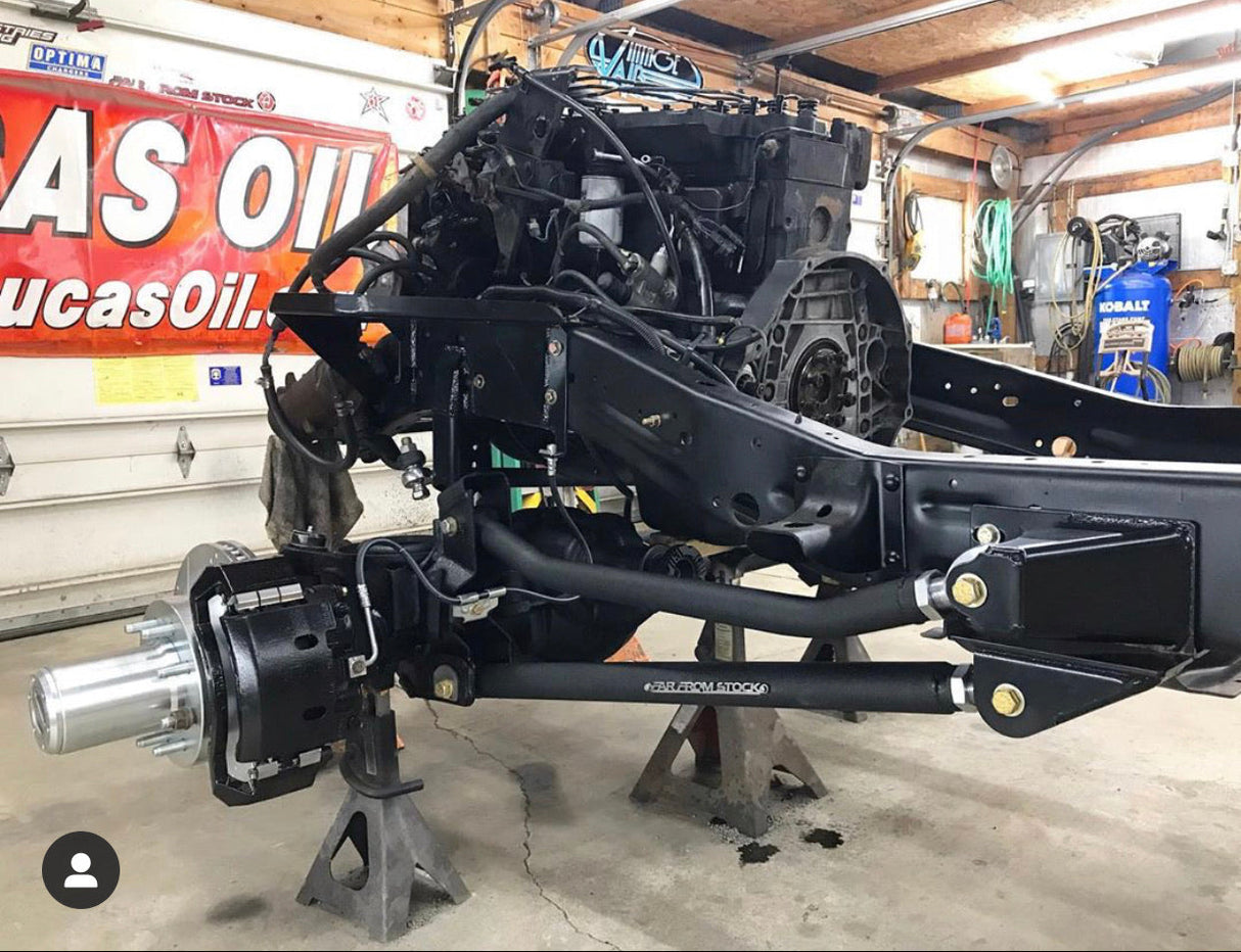 72-93 Dodge Front Coil Conversion FRONT UPPER FRAME BRACKETS ONLY for our Suspension Axle Swap Kit (03-13 ram axle) Far From Stock