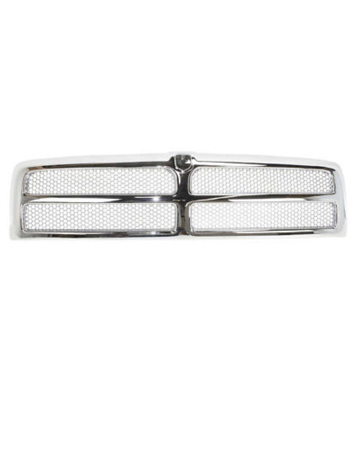 New Chrome Shell w/ Silver Insert Grille for Dodge Ram 1500 2500 3500 1994-2002 Far From Stock