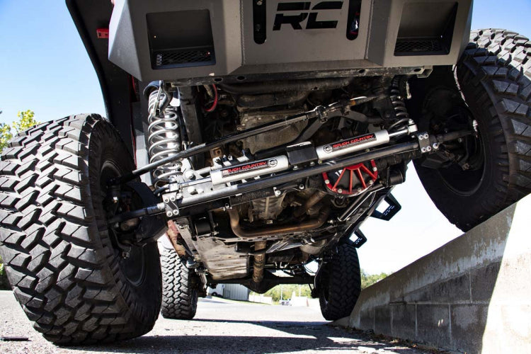 Rough Country N3 Steering Stabilizer Dual | 2-8 Inch Lift | Jeep Wrangler JK/Wrangler Unlimited (07-18)