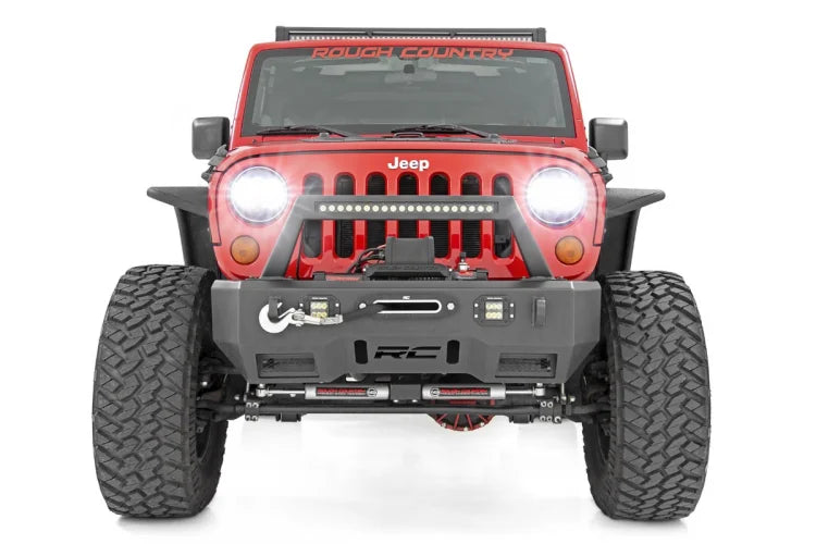 Rough Country 7 Inch LED Headlights DOT Approved | Jeep Wrangler JK/Wrangler TJ/Wrangler Unlimited