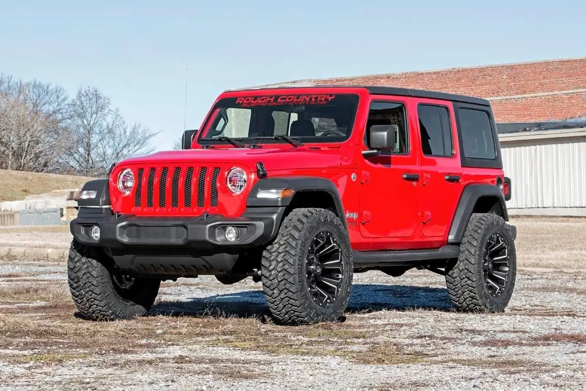 Rough Country 2.5 Inch Lift Kit Jeep Wrangler Unlimited JL 4WD 2018-2023 67731-config