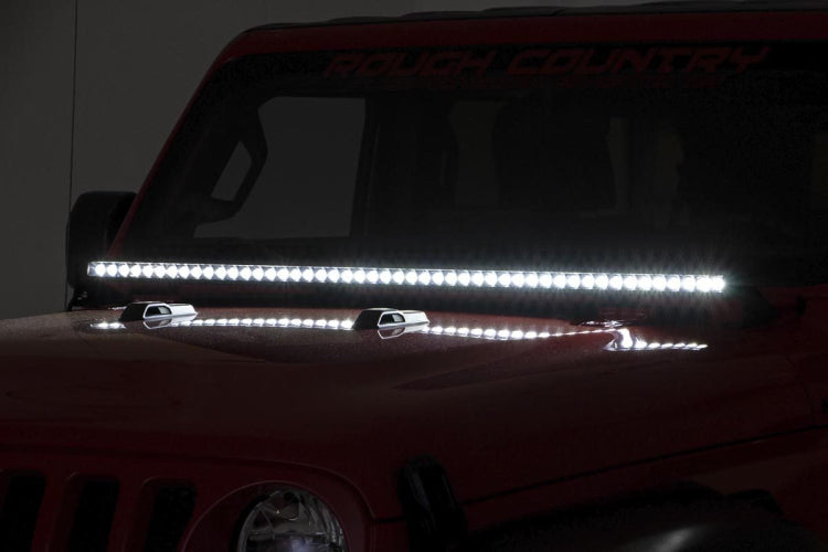 Rough Country 50 Inch Black Series LED Light Bar Single Row